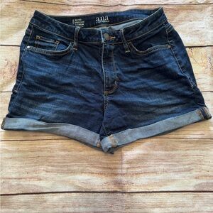 a.n.a Women's Dark Blue Jean Shorts